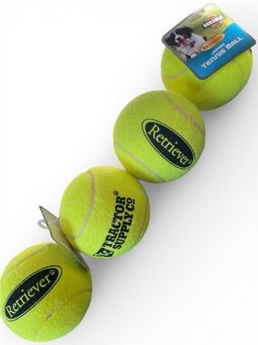 Retriever Jumbo tennis balls, set of 4 dog toys, never used